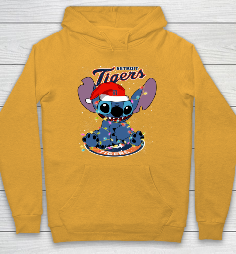 Detroit Tigers MLB noel stitch Baseball Christmas Hoodie 2