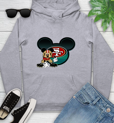 NFL San Francisco 49ers Mickey Mouse Disney Football T Shirt Youth Hoodie 6