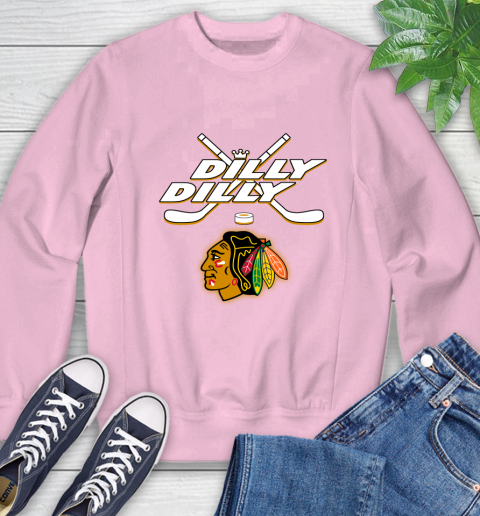 NHL Chicago Blackhawks Dilly Dilly Hockey Sports Sweatshirt 9