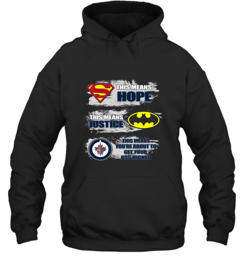 You're About To Get Your Ass Kicked Winnipeg Jets Hoodie