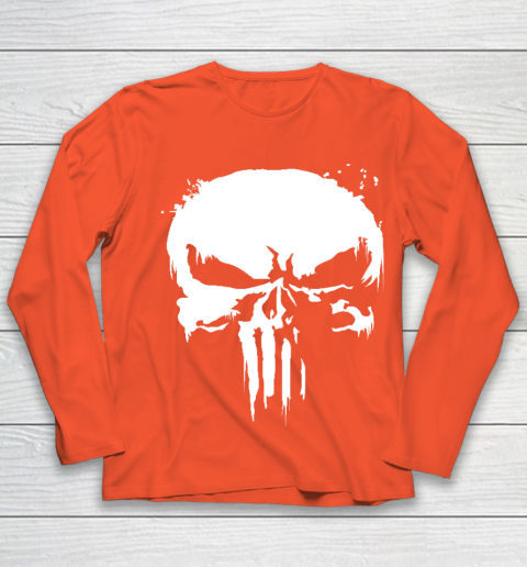 The Punisher Jon Bernthal Frank Castle Punisher Black Essential Youth Long Sleeve 3