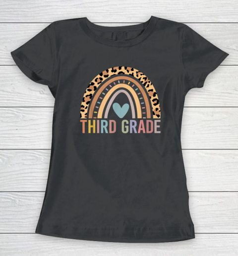 Third Grade Rainbow Girls Boys Teacher Team 3rd Grade Squad Women's T-Shirt