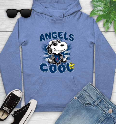 MLB Baseball Los Angeles Angels Cool Snoopy Shirt Youth Hoodie 11