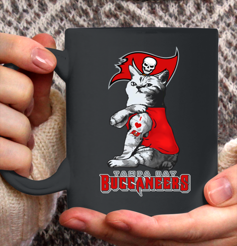 NFL Football My Cat Loves Tampa Bay Buccaneers Ceramic Mug 11oz