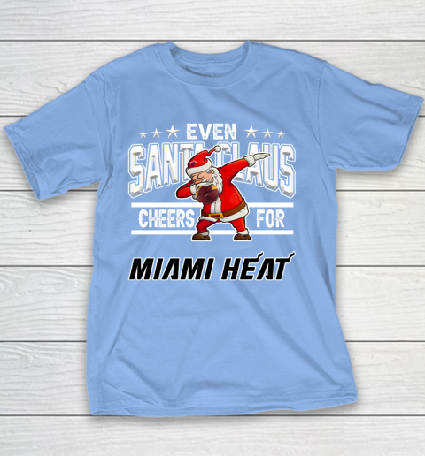 Miami Heat Even Santa Claus Cheers For Christmas NBA Youth T-Shirt 8
