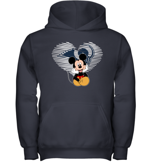 NFL Los Angeles Rams The Heart Mickey Mouse Disney Football T Shirt DVAqC3BmtxT youth hoodie 43 95 151514 front navy