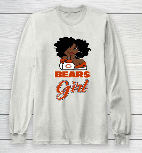 Chicago Bears Girl NFL Long Sleeve T-Shirt 12