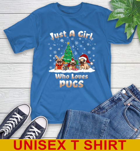 Christmas Just a girl who love pugs dog pet lover 11