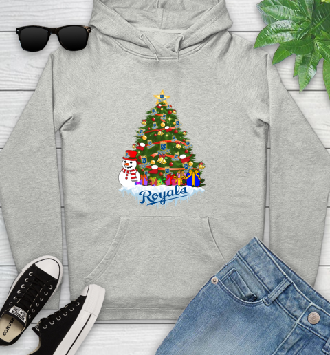 Kansas City Royals Merry Christmas MLB Baseball Sports Youth Hoodie