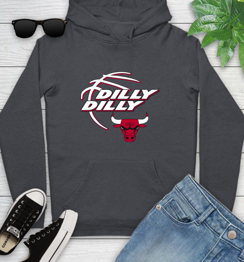 NBA Chicago Bulls Dilly Dilly Basketball Sports Youth Hoodie 8