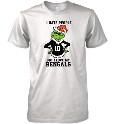 I Hate People But I Love My Bengals Cincinnati Bengals NFL Teams Premium Men's T-Shirt