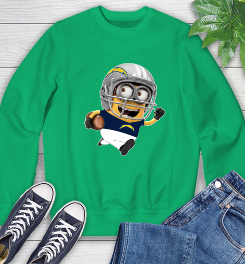 NFL San Diego Chargers Minions Disney Football Sports Sweatshirt 6