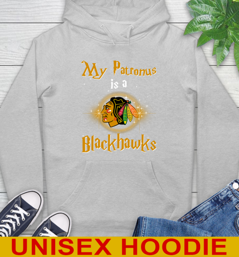 NHL Hockey Harry Potter My Patronus Is A Chicago Blackhawks Hoodie 6
