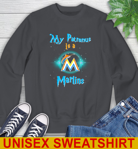 MLB Baseball Harry Potter My Patronus Is A Miami Marlins Sweatshirt 7