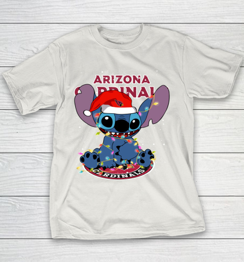 Arizona Cardinals NFL Football noel stitch Christmas Youth T-Shirt 8