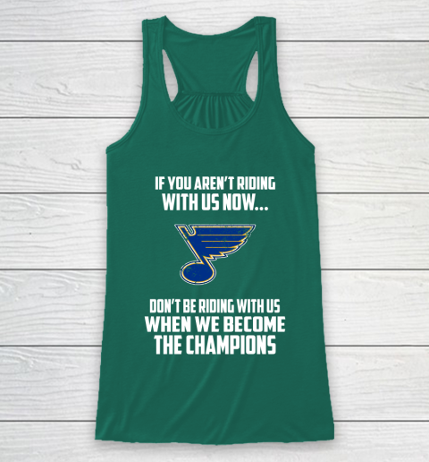 NHL St.Louis Blues Hockey We Become The Champions Racerback Tank 5