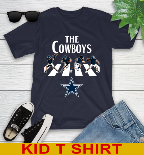 NFL Football Dallas Cowboys The Beatles Rock Band Shirt Youth T-Shirt 2
