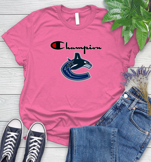 NHL Hockey Vancouver Canucks Champion Shirt Women's T-Shirt 11