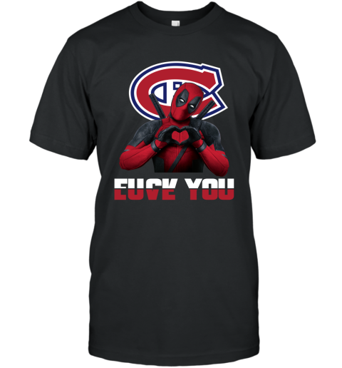 NHL Montreal Canadiens Deadpool Love You Fuck You Hockey Sports NHL Montreal Canadiens Deadpool Love You Fuck You Hockey Sports