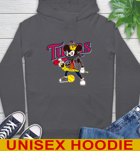 Minnesota Twins MLB Baseball Mickey Peace Sign Sports Hoodie 7