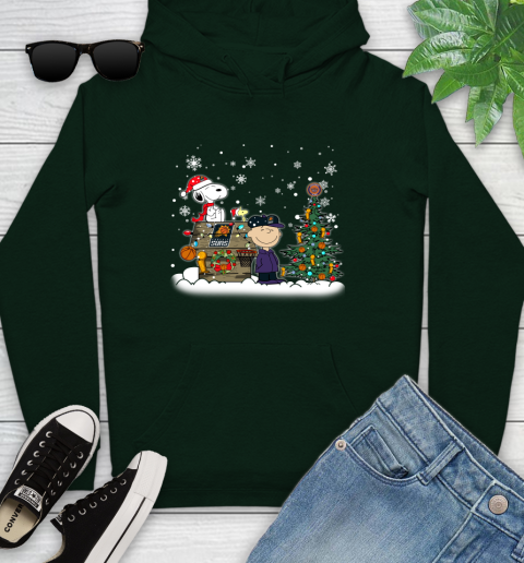 Phoenix Suns NBA Basketball Christmas The Peanuts Movie Snoopy Championship Youth Hoodie 14