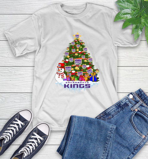 Sacramento Kings Merry Christmas NBA Basketball Sports T-Shirt