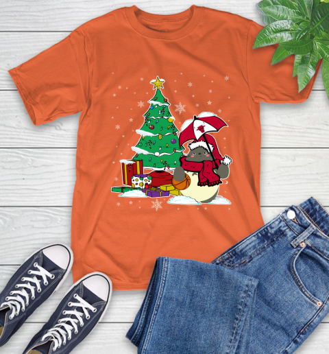 Chicago Bulls NBA Basketball Cute Tonari No Totoro Christmas Sports T-Shirt 4