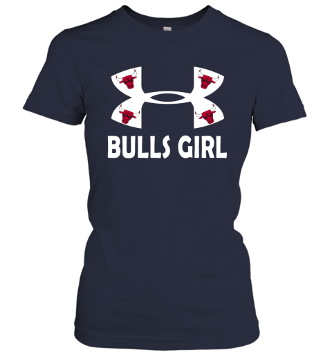 NBA Chicago Bulls Girl Under Armour Basketball Sports ZInjG8jCIp5 ladies t shirt 20 95 151514 front navy