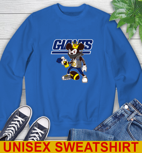 New York Giants NFL Football Mickey Peace Sign Sports Sweatshirt 9
