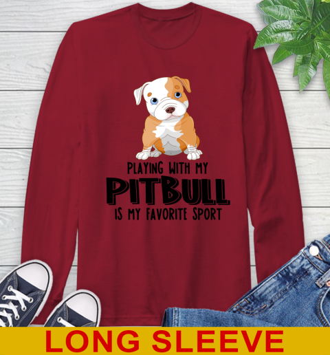 Playing with my pitbull is my favorite sport 52