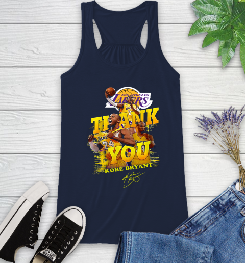 Great Thank you Kobe Bryant Los Angeles Lakers signature shirt 44