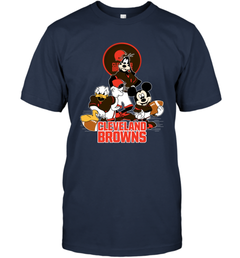 Cleveland Browns NFL x Mickey Mouse Tropical Pattern Hawaiian