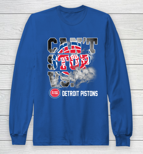 NBA Detroit Pistons Basketball Can't Stop Vs Long Sleeve T-Shirt 6