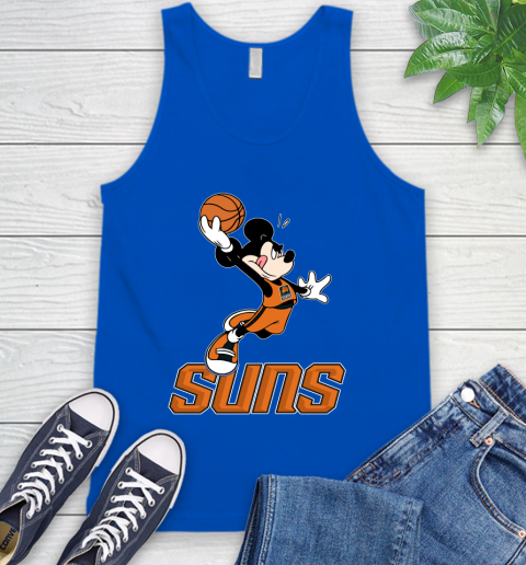 NBA Basketball Phoenix Suns Cheerful Mickey Mouse Shirt Tank Top 5