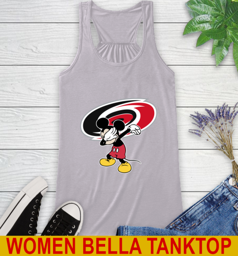 Carolina Hurricanes NHL Hockey Dabbing Mickey Disney Sports Racerback Tank 5