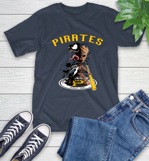 MLB Pittsburgh Pirates Baseball Venom Groot Guardians Of The Galaxy T-Shirt 4