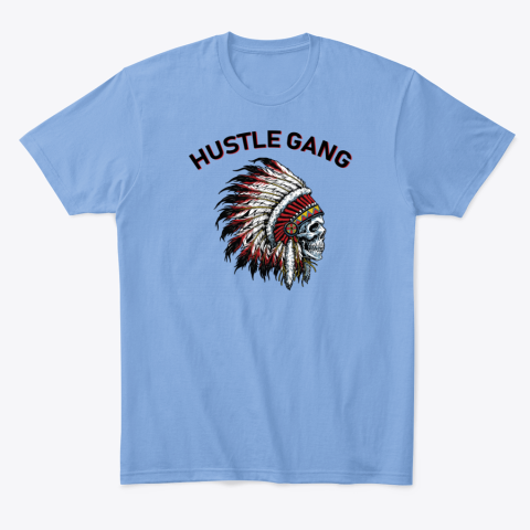 Hustle Gang ua4p hustle gang classic t shirt 2 front carolina blue