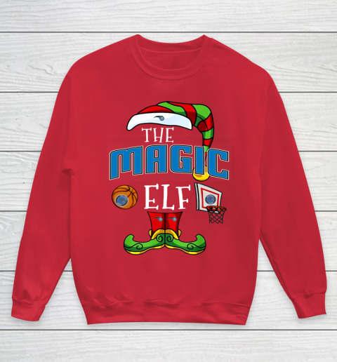 Orlando Magic Christmas ELF Funny NBA Youth Sweatshirt 7