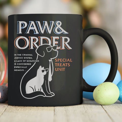 Paw and Order Special Feline Unit Pets Training Dog And Cat Ceramic Mug 11oz