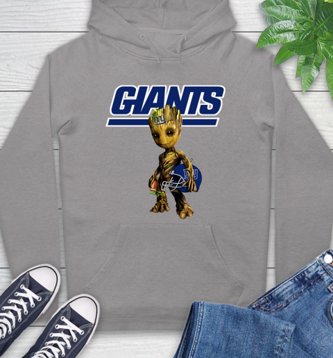 New York Giants NFL Football Groot Marvel Guardians Of The Galaxy Hoodie 6