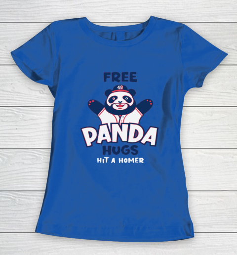 Free Panda Hugs Braves Women's T-Shirt 7