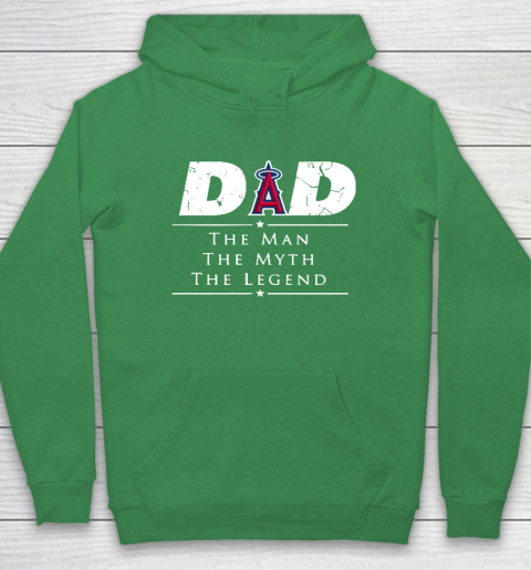 Los Angeles Angels MLB Baseball Dad The Man The Myth The Legend Hoodie 5