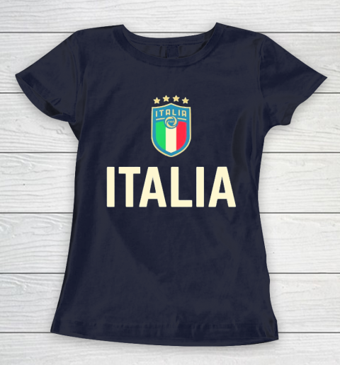 Italy Soccer Jersey 2020 2021 Euros Italia Football Team Women's T-Shirt 2