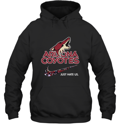 NHL Team Arizona Coyotes x Nike Just Hate Us Hockey Hoodie