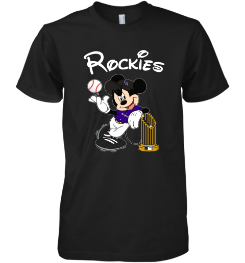 Colorado Rockies Mickey Taking The Trophy MLB 2019 Premium Men's T-Shirt