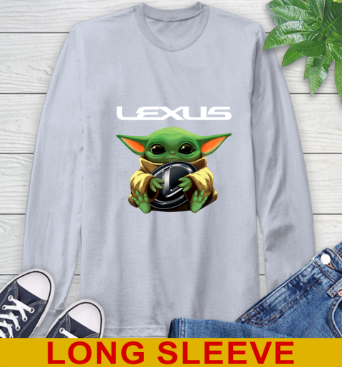 Star Wars Baby Yoda Hugs Lexus Car Shirt 60