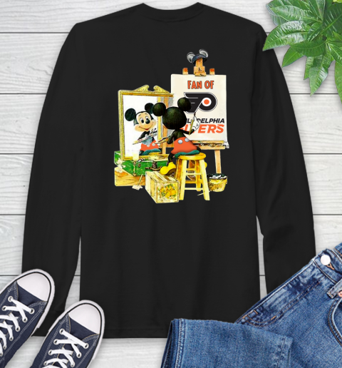 NHL Hockey Philadelphia Flyers Mickey Drawing Shirt 54
