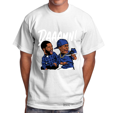Air Jordan 1 Royal Matching Sneaker Shirt Damn Meme Black And Royal Blue Sneaker Royal Tshirt