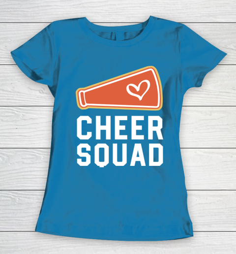 Womens Cheer Mom Cheerleading Shirt Teal Womens Cheer Mom Cheerleading Shirt Teal