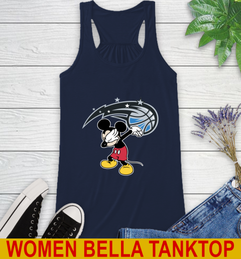 Orlando Magic NBA Basketball Dabbing Mickey Disney Sports Racerback Tank 11
